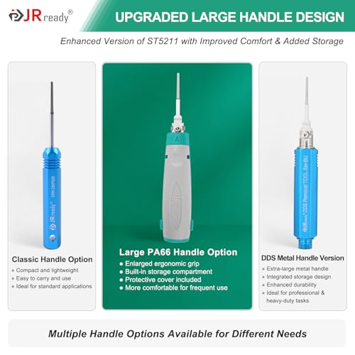 Image of JRready Upgraded Pin Removal Tool Kit for Weather Pack&Metri-Pack Series Connector Terminals Extraction and Depinning Tool with DRK 785084 AMP 1.5mm Removal Tool JRconDRK15A03-01