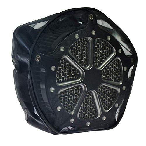 Image of Motorcycle Waterproof Air Filter Rain Sock Dustproof Protective Cover for Harley Dyna Sportster Touring Softail Air Filter Cleaner Kits (Pack of 2)