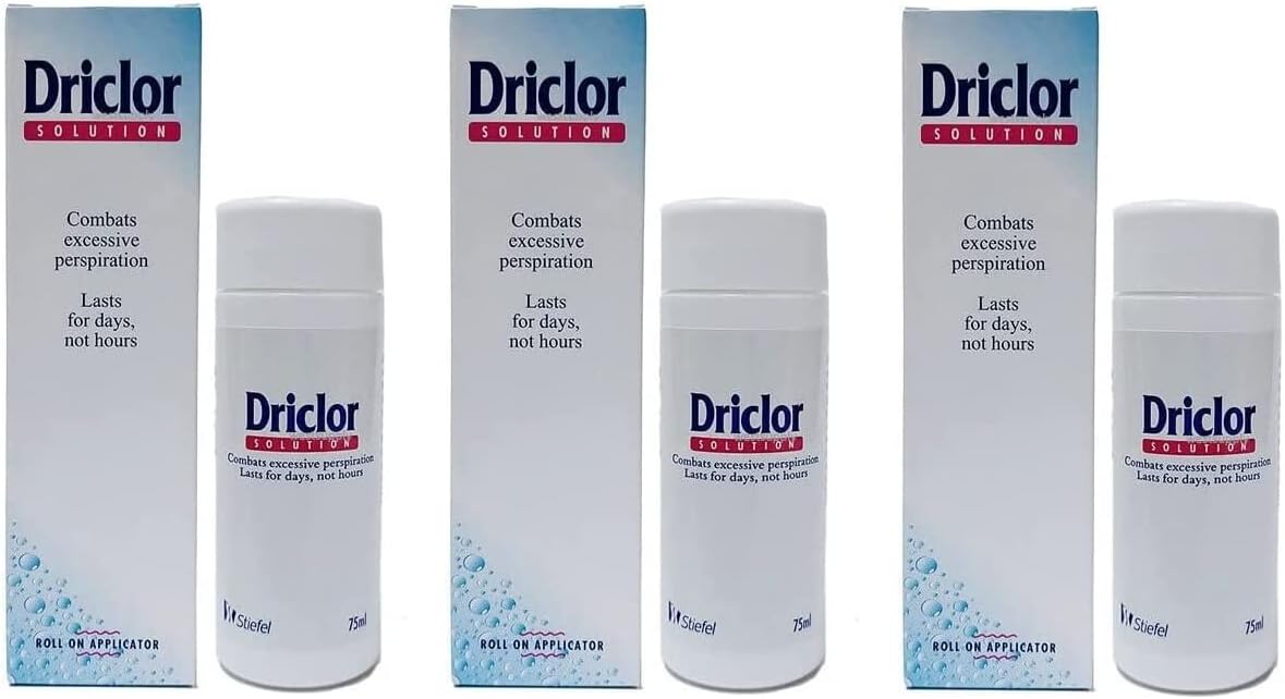 Generic Driclor Antiperspirant Roll On 75ml, Pack of 3 - Fresh Scent