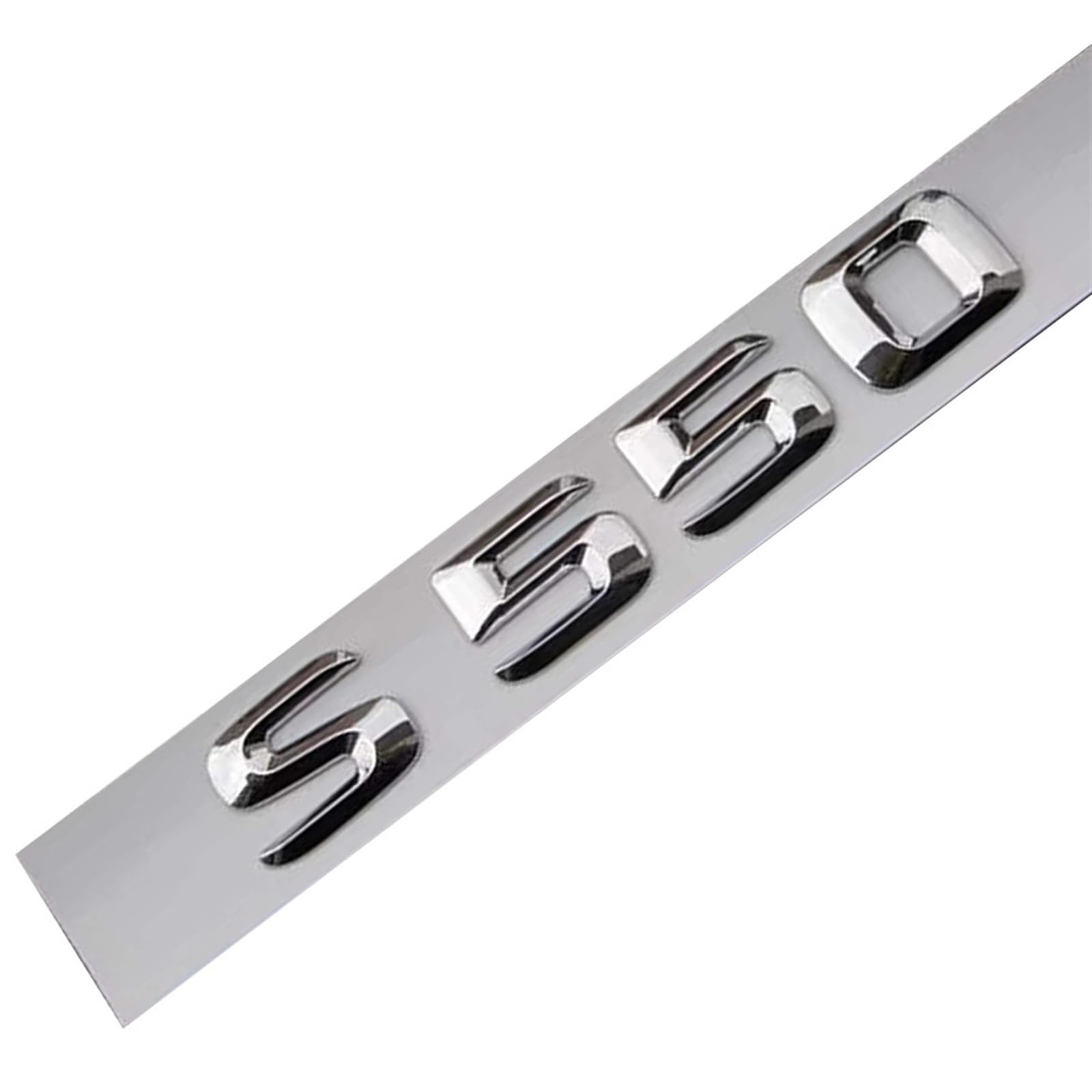 LORIER Autocollant Chromé 3D ABS En Plastique For Coffre De