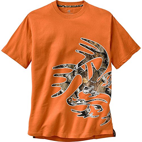 Legendary Whitetails Men's Wild Buck Short Sleeve Tee Burnt Orange X-Large