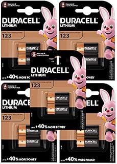 10 x CR123 3V Duracell Ultra Lithium Photo Battery - DL123 - EL123A - CR123A - CR17345