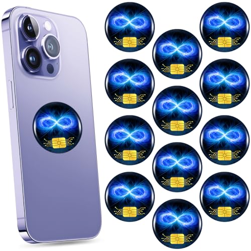 Zonon 18 Pieces Emf Stickers Emf Blocker for Cell