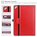 Ztotop Case for iPad 9.7 2018/2017 - 360 Degree Rotating Stand/Genuine Leather Cover with Auto Wake/Sleep, Pencil Holder,Card Pocket for New iPad 9.7'' 5th/6th Gen, iPad Air 2/iPad Air,Red