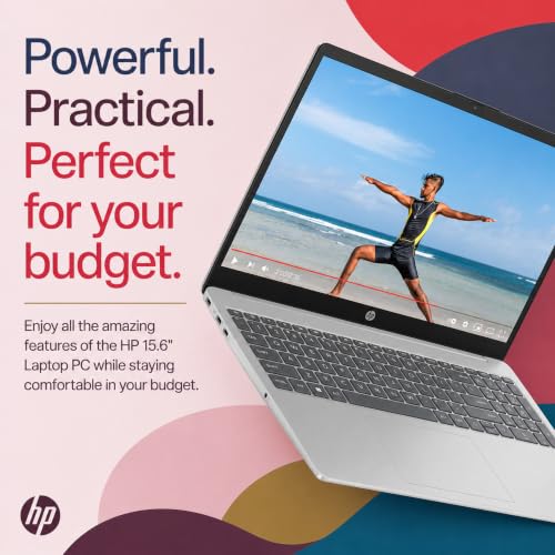 Image of HP Essential 15.6 inch Laptop with Microsoft 365, 8GB RAM, No Mouse, Red