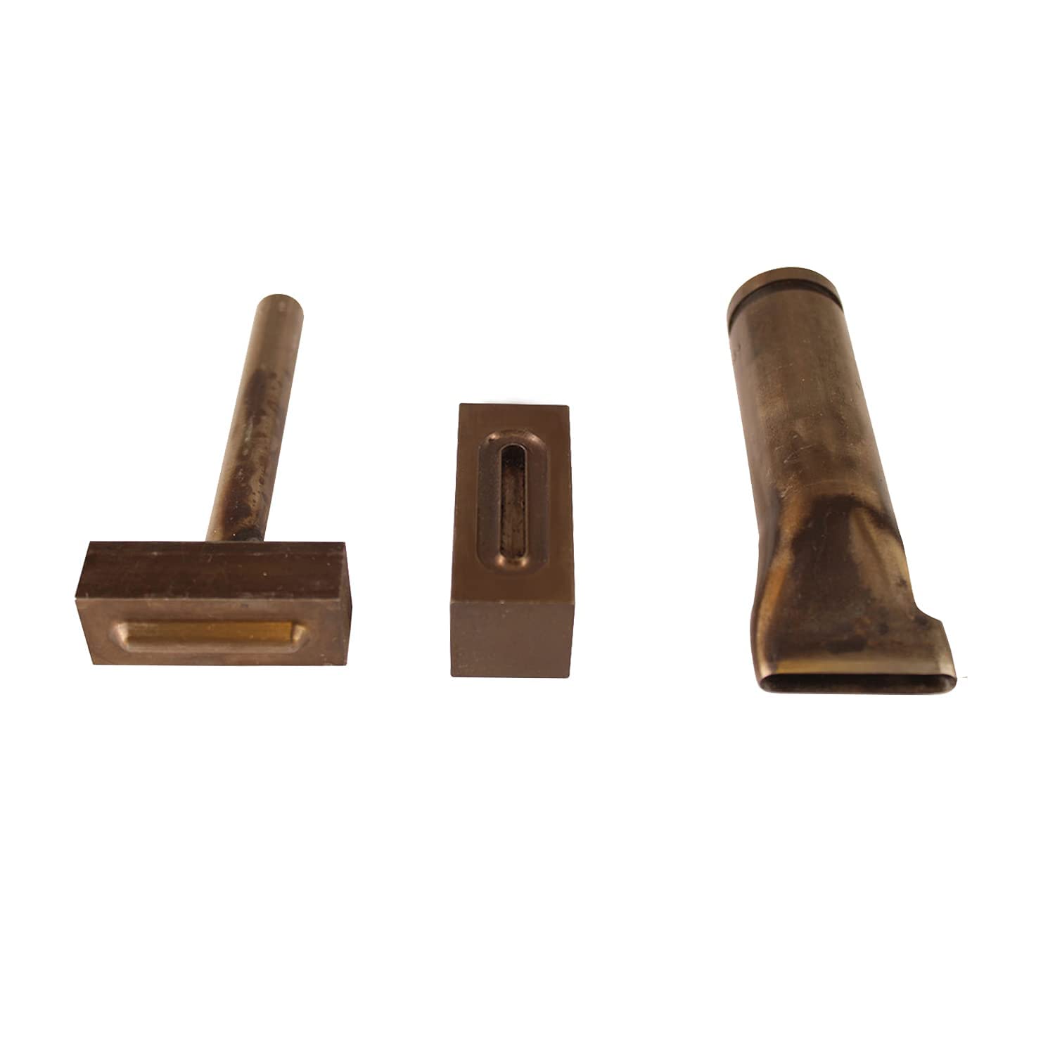 Trimming Shop Ensemble de Perforatrice et illet Cadre Outil à Main pour Métal Ovale Oeillets - métal, 25 mm