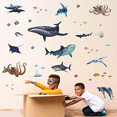Vinilos Decorativos Ocean Theme Fishes para Pared miniatura 7