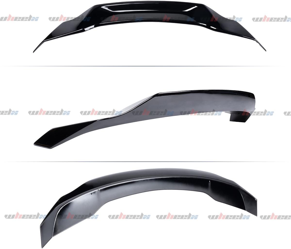 Rear Spoiler Compatible with 2025 Toyota Camry, R Style Trunk Exterior Tail Deck Lid Wing Duckbill Lip Splitter (Glossy Black)