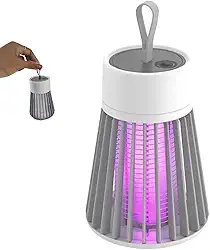 Armadilha Mata Mosquito, Moscas e Pernilongos USB Elétrica | Lâmpada UV 365nm Recarregável | Sem Cheiro, Tóxicos ou Ruído | Área 20-100m² | Bivolt (5V) para Proteção Doméstica