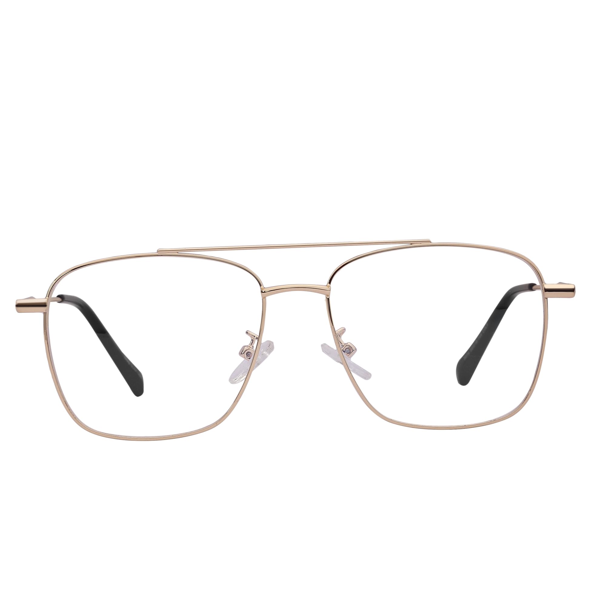 ARN OPTICALS - Square Progressive Reading Glasses,Anti Glare And Blue Cut For Men Women Power +1.00 +1.25 +1.50 +1.75 +2.00 +2.25 +2.50 +2.75 +3.00 (Distance Zero/Near +2.25, Golden) (B0CS3LQPFP) Amazon Price History, Amazon Price Tracker