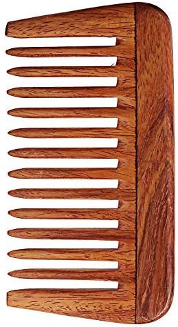 SVATV Handcrafted Rosewood Comb for Detangling Hair Comb For Thick Curly And Wavy Hair, Non-Static and Eco-friendly Made in India S-1 - Image 5