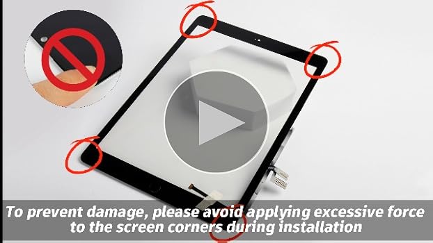 Kit Sostituzione Schermo E Pulsante Home Per IPad 7/8 Generazione - Touch Screen Digitizer