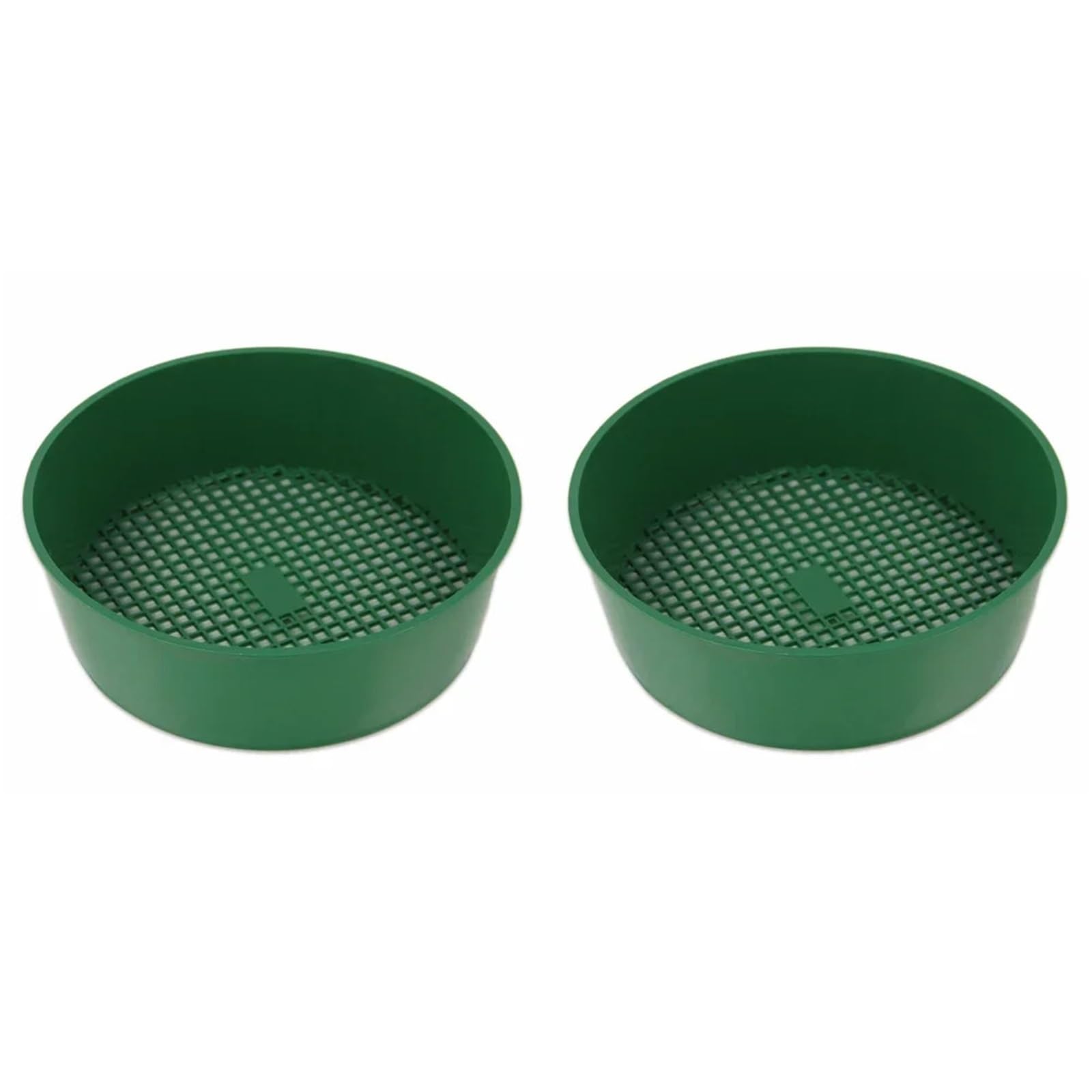 Strumenti per Semina Setaccio da giardino in plastica Attrezzo da giardino Setaccio a maglie fini Setaccio per terreno Strumento di setacciatura Setaccio per sabbia da miniera Strumenti Agricoli(2Pcs)