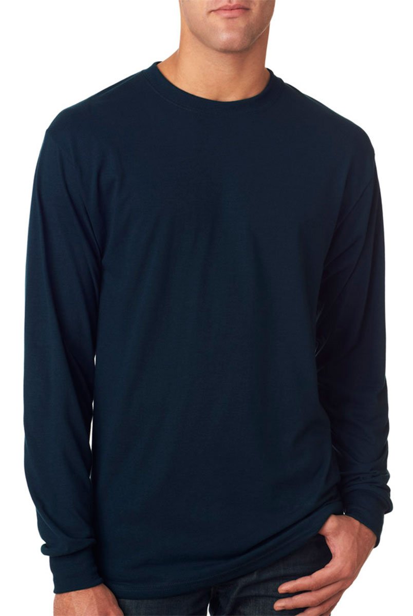 JERZEES Dri-Power® Performance Long Sleeve T-Shirt XL J. Navy
