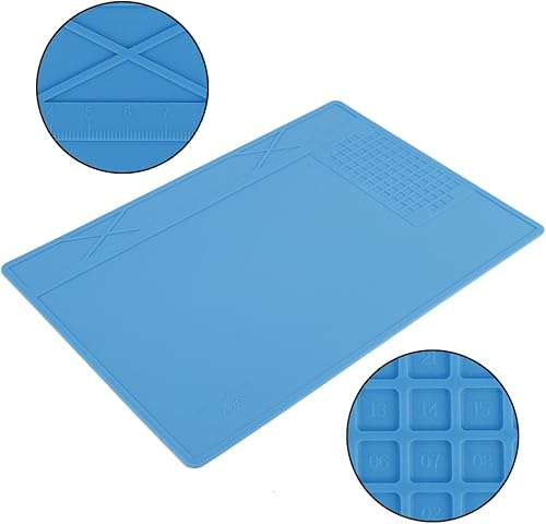 Miniatura 4 de Alfombrilla de soldadura, 500 resistente al calor, almohadilla de mantenimiento de reparación de aislamiento de escritorio, alfombrilla de silicona