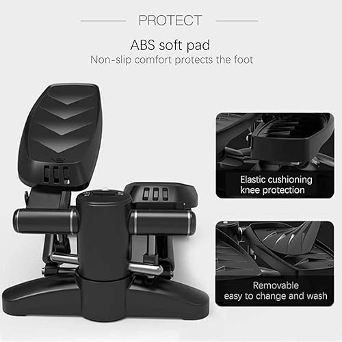 Miniatura 7 de Stepper Mini Equipo de Fitness Equipo de entrenamiento de ejercicio aeróbico Escaleras Máquina de torsión con banda de resistencia Ejercicio de