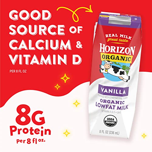 Image of Horizon Organic Vanilla Milk, 8 Fl Oz, 8 Count
