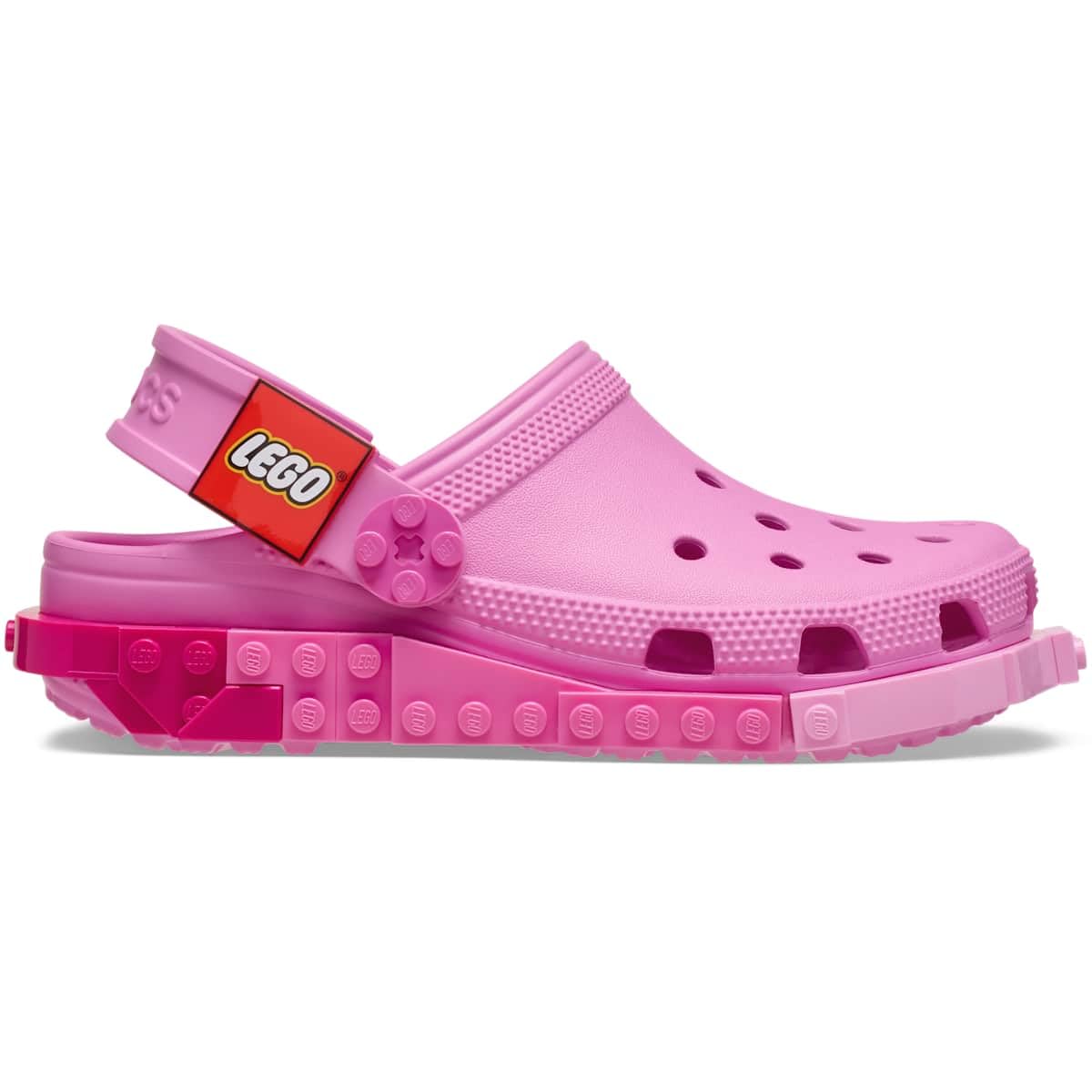 Crocs Kids Lego Creativity Clog Taffy Pink  in Big Kids Size 3