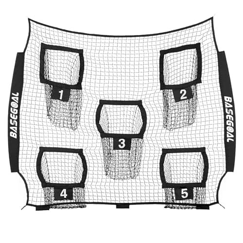 BaseGoal Football Replacement Net(NET ONLY),Heavy Duty Knotless for Football Throwing Training...