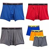 Russell Mens Comfort Performance Short Leg 6-pk Boxer Briefs Size 2XL