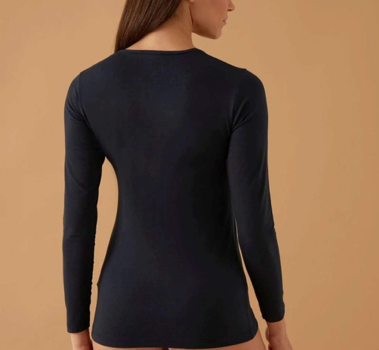 JADEA 4100 3 Pezzi - Maglia Girocollo a Manica Lunga in Cotone Elastico garzato, Estremamente Coprente, Calda e Morbida, Adatta per Un Comfort ottimale e Una vestibilità Perfetta.