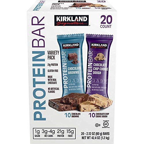 Kirkland Signature Protein bar Energy Variety Pack, 20 Count - Set of 10