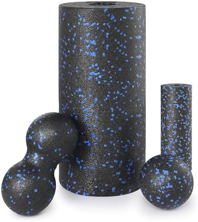 Rouleau de Massage Jeu de 4, avec Rouleaux Grand et Petit, Balle ...