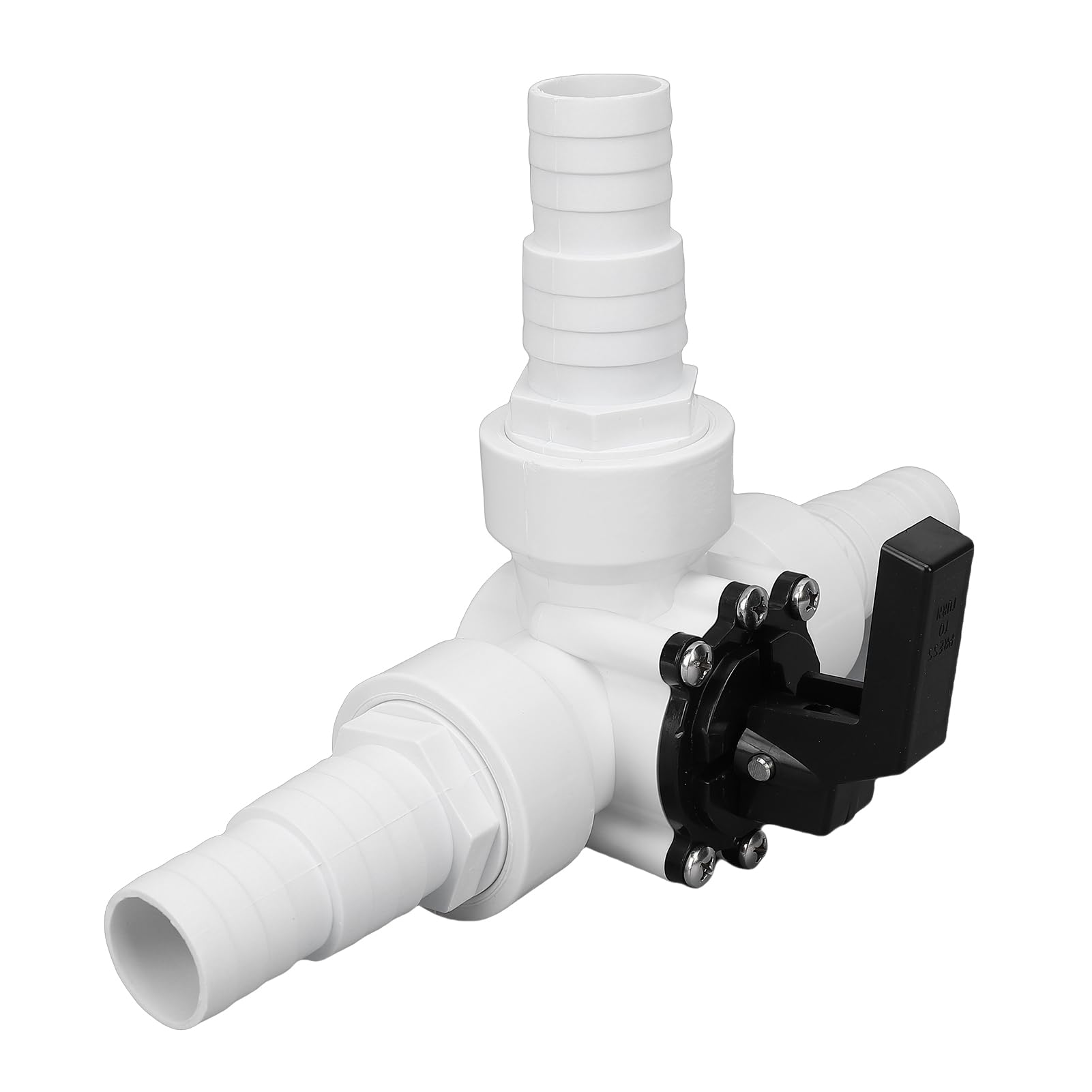 Fockety Valvola Deviatrice a 3 Vie per Piscina, Attacco Filettato Femmina | Kit di conversione del tubo dell\'acqua a 3 vie, con compatibilità con la valvola , per sistemi di filtraggio della piscina