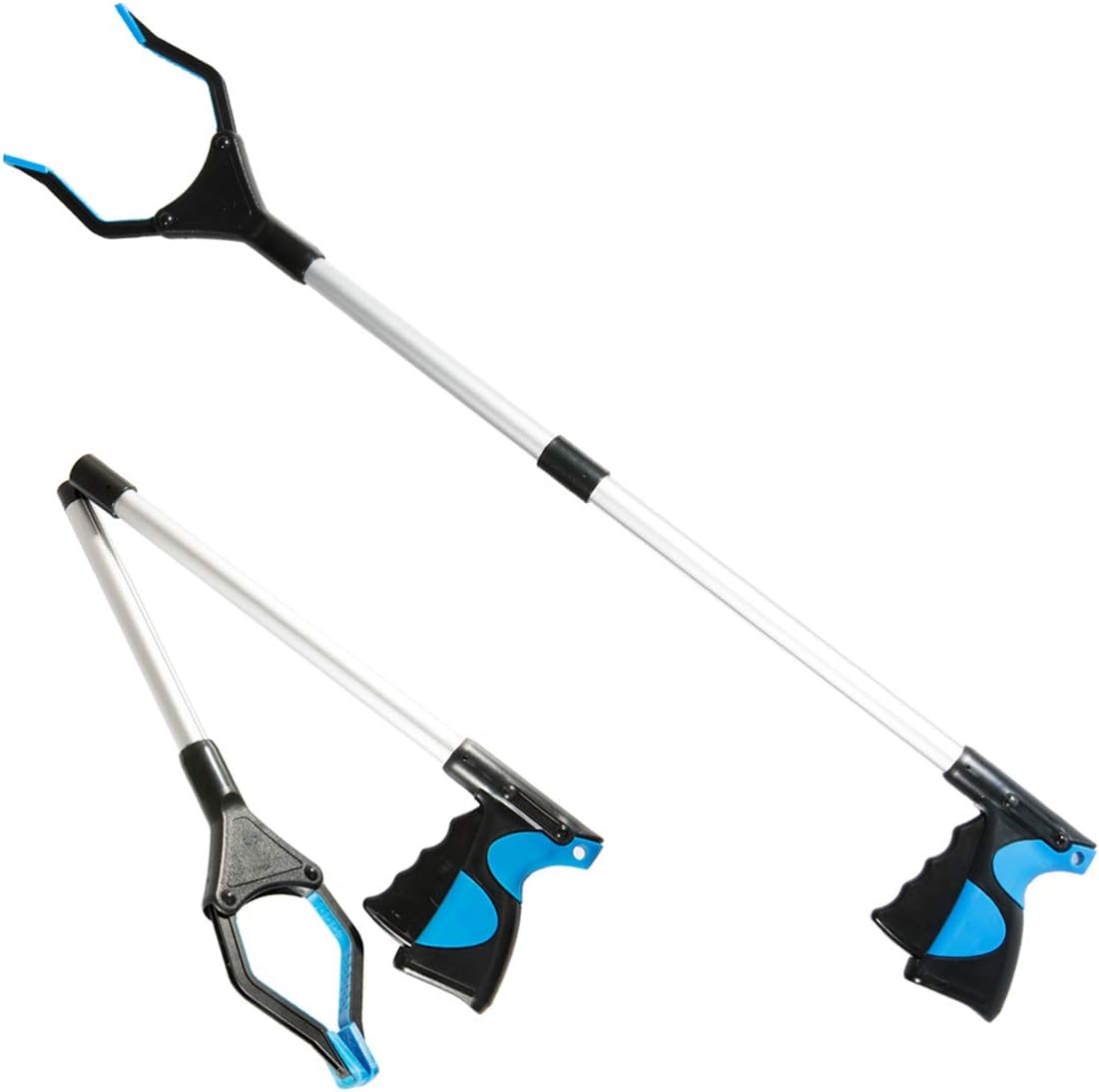 Reacher Grabber Tool, 32" Foldable Grabber Tool for Elderly Heavy Duty Extra Long Handy Trash Claw Grabber Reaching Assist Tool for Trash Pick Up, Nabber, Litter Picker, Arm Extension By MAGGIE YUAN