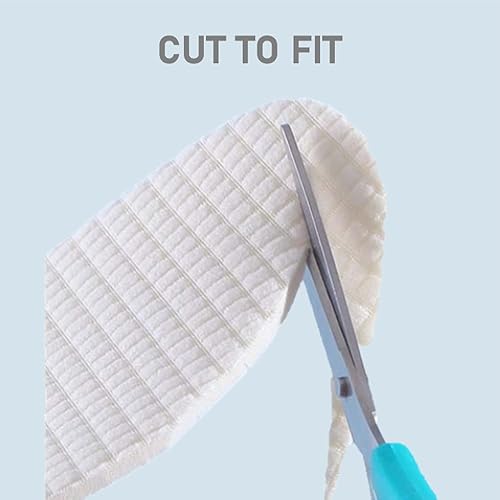 Miniatura 2 de VivoFoot 3 pares de plantillas de algodón antiolor, plantillas transpirables para comer con olor descalzo, plantillas de comodidad diaria cortadas a