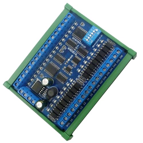 Module Modbus RTU RS485 16 entrées sorties 12V 24V PLC