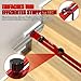 SNEZHANA Stair Tread Template Tool, Multi Purpose Stair Measuring Tool, Stair Tread Gauge, for Accurate Stairs Riser Layouts
