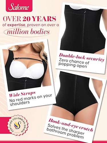 Image of Salome Butt Lifting Shapewear Post Surgery Compression Garment | Stage 2 Open Bust Body Shaper for Women