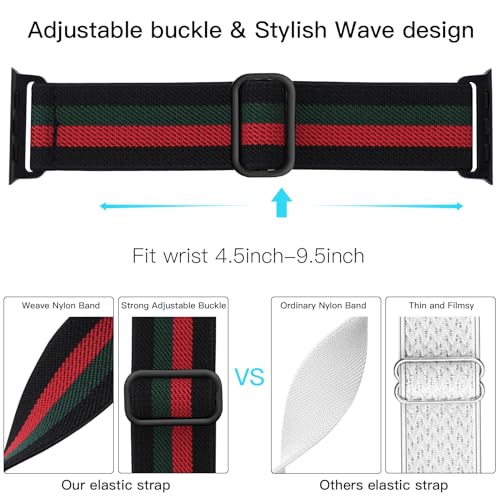 Lerobo-Braided-Band-Compatible-with-Apple-Watch-Series-9-8-7-45mm-41mm-Ultra-2-Band-49mm-Series-6-5-4-SE-44mm-40mm-Series-3-2-1-38mm-42mm-Men-iWatch-Bands-Womens-Stretchy-Nylon-Solo-Loop-Sport-Strap 51vAJtijKKL