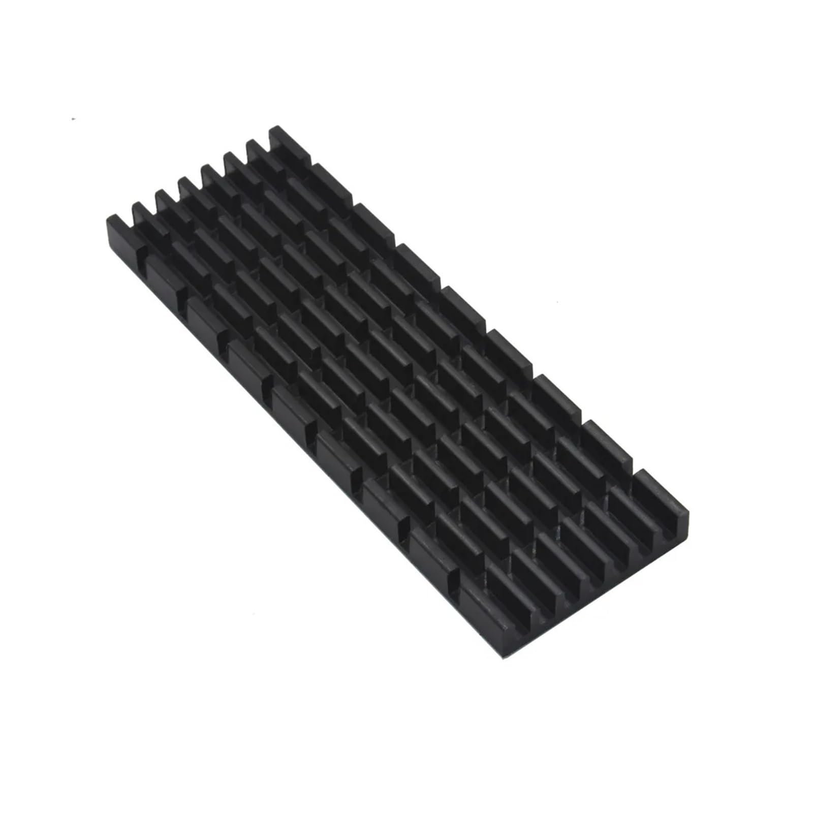 Disipador de Calor Aluminio 75x25x5mm, radiador refrigeración for Chip IC electrónico RAM LED, disipación con Cinta térmica, 10 Uds