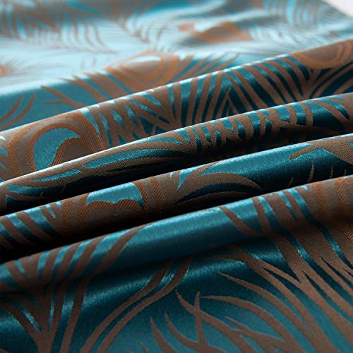 OSVINO Bettläufer Bed Runner Jacquard-Serie Polyester Luxus elegant für Zimmer, Grün 180 x 50cm für 120cm Bett - Image 5