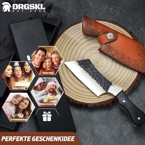 DRGSKL Extrem Scharfes klein küchenmesser & Outdoor Messer Geschenke – Ansicht 7