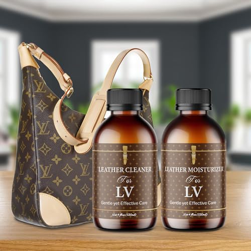 Leather Cleaner & Moisturizer Set for Louis Vuitton, Shine Your Louis Vuitton and Smell New, Gently Soften and Rejuvenate Vachetta Leather, Remove Stains & Cover Minor Scratches for All Luxury Brands - Image 6