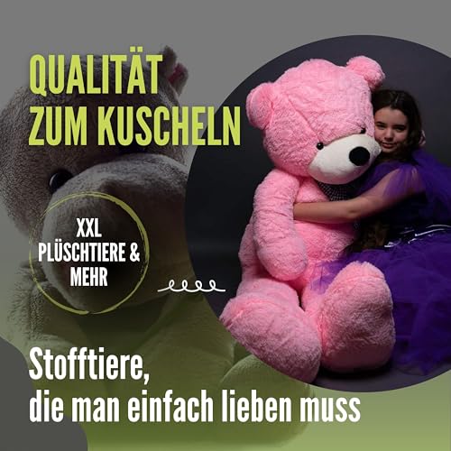 TE-Trend XL Stofftier Tiger 80cm - Riesenkuscheltier für fantasievolle Abenteuer - großes Spielzeug & Dekoration Kuscheltier - Kuscheltiger für Kinder & Erwachsene - Riesentiger - Plüschtiger XXL
