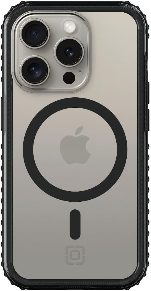 Incipio Grip for MagSafe iPhone 15 Pro - Black/Clear