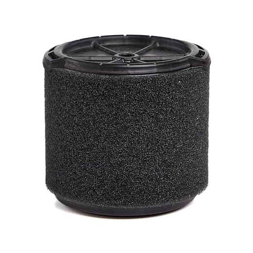 WORKSHOP Wet/Dry Vacs Vacuum Filters WS14045F Foam Filter For Wet/Dry Vacuum Cleaner (Single Wet Application Foam Filter Cartridge) For WORKSHOP 3-Gallon To 4.5-Gallon Shop Vacuum Cleaners