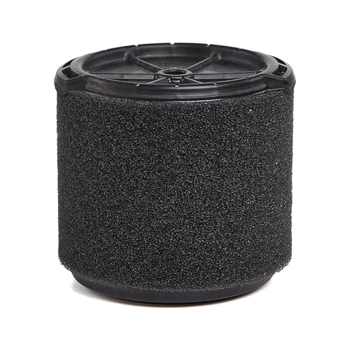 WORKSHOP Wet/Dry Vacs Vacuum Filters WS14045F Foam Filter For Wet/Dry Vacuum Cleaner (Single Wet Application Foam Filter Cartridge) For WORKSHOP 3-Gallon To 4-1/2-Gallon Shop Vacuum Cleaners