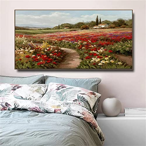 Diamond painting kit complet 90x180cm haut de gamme broderie strass paysage panoramique