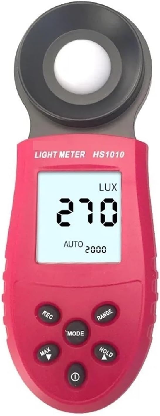 Light Meter, HS1010 Automatic Range Digital Light Meter Handheld Illuminance Photometer