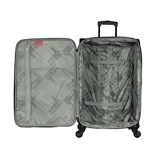 Dejuno Lisbon 3-Piece Lightweight Expandable Spinner Luggage Set, Teal #TOP1
