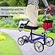 NIdreamCE Knie-Walker Lenkbarer Beinwalker Knierollator mit höhenverstellbarer und Doppelbremsen, Knie-Roller Verwendet Für Fuß-, Unterschenkel- oder Knöchelverletzungen, Ersatz für Krücken