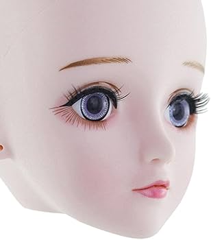 Amazon.co.jp: ドールヘッド ドールボディパーツ 頭部 1/3