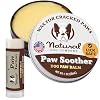 Natural Dog Company Paw Soother Balm & PawTection Stick Bundle for Dogs Moisturizes, Heals & Protects Dry, Cracked Paws Lick-Safe Dog Paw Balm Duo 1 oz Tin + 0.15 oz Stick