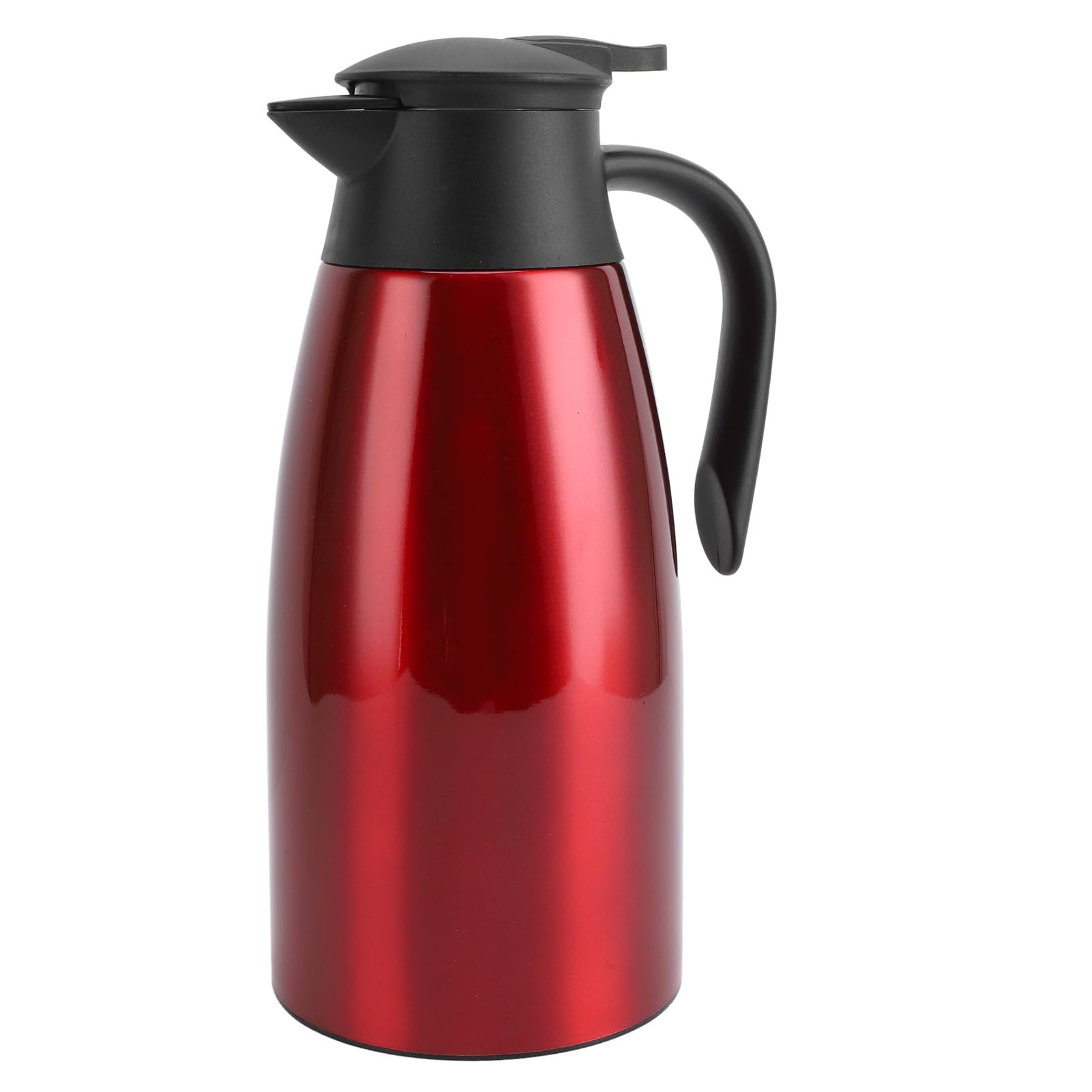 Bouilloire isotherme 2l en inox wine red pour café et thé chaud