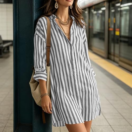 Robe de plage décontractée en lin pour vos vacances au soleil